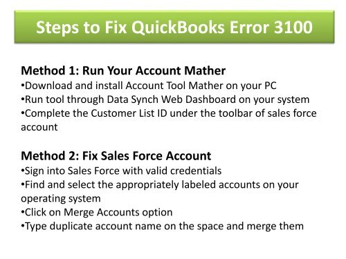 Fix QuickBooks Error 3100 Call 1-888-909-0535