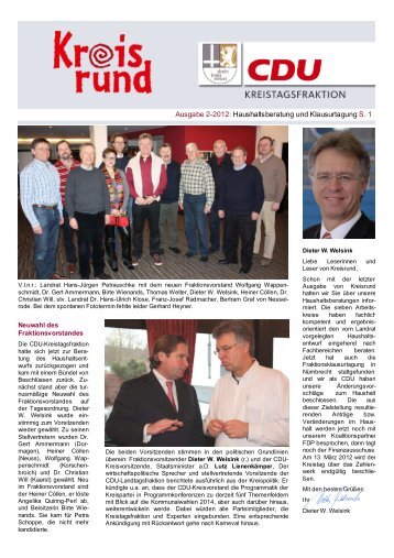 Kreisrund 2-2012 - CDU im Rhein-Kreis Neuss