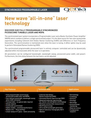 New wave all-in-one laser technology - Laser 2000 GmbH