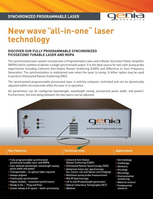 New wave all-in-one laser technology - Laser 2000 GmbH