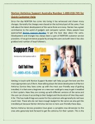 Norton Support Australia Number@ 1-800-018-745 For Quick Customer Help