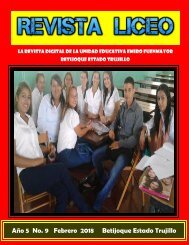 REVISTA LICEO FEB2018