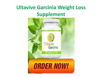 Ultavive Garcinia Weight Loss Supplement