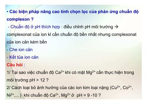 BÀI GIẢNG HÓA PHÂN TÍCH TS. GVC. HOÀNG THỊ HUỆ AN