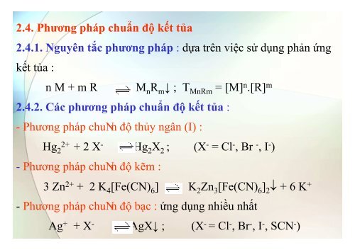 BÀI GIẢNG HÓA PHÂN TÍCH TS. GVC. HOÀNG THỊ HUỆ AN