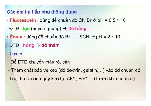 BÀI GIẢNG HÓA PHÂN TÍCH TS. GVC. HOÀNG THỊ HUỆ AN