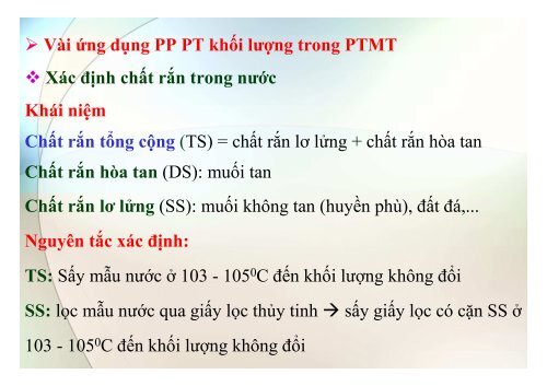 BÀI GIẢNG HÓA PHÂN TÍCH TS. GVC. HOÀNG THỊ HUỆ AN