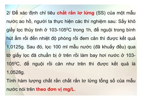 BÀI GIẢNG HÓA PHÂN TÍCH TS. GVC. HOÀNG THỊ HUỆ AN