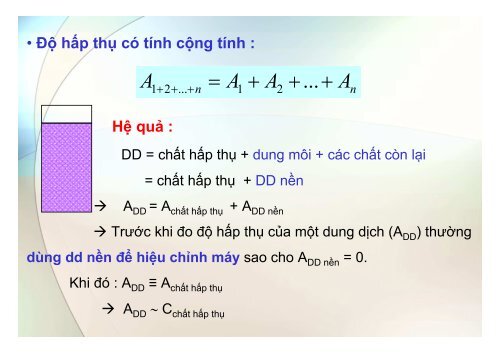 BÀI GIẢNG HÓA PHÂN TÍCH TS. GVC. HOÀNG THỊ HUỆ AN