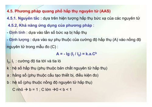 BÀI GIẢNG HÓA PHÂN TÍCH TS. GVC. HOÀNG THỊ HUỆ AN