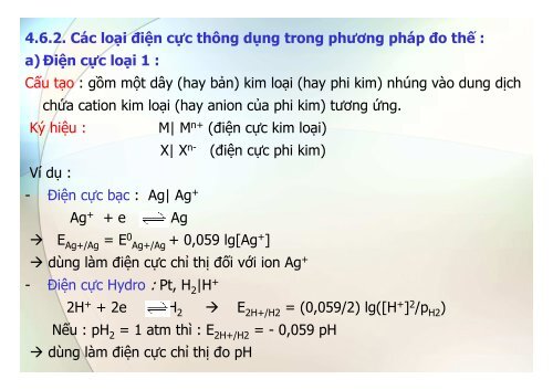 BÀI GIẢNG HÓA PHÂN TÍCH TS. GVC. HOÀNG THỊ HUỆ AN