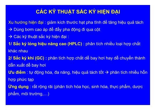 BÀI GIẢNG HÓA PHÂN TÍCH TS. GVC. HOÀNG THỊ HUỆ AN