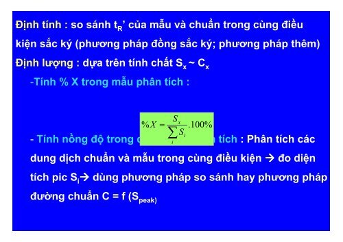 BÀI GIẢNG HÓA PHÂN TÍCH TS. GVC. HOÀNG THỊ HUỆ AN