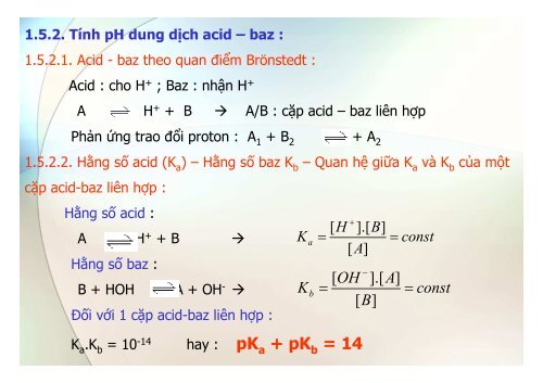 BÀI GIẢNG HÓA PHÂN TÍCH TS. GVC. HOÀNG THỊ HUỆ AN