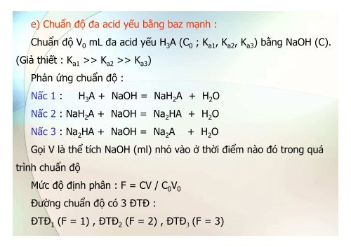 BÀI GIẢNG HÓA PHÂN TÍCH TS. GVC. HOÀNG THỊ HUỆ AN