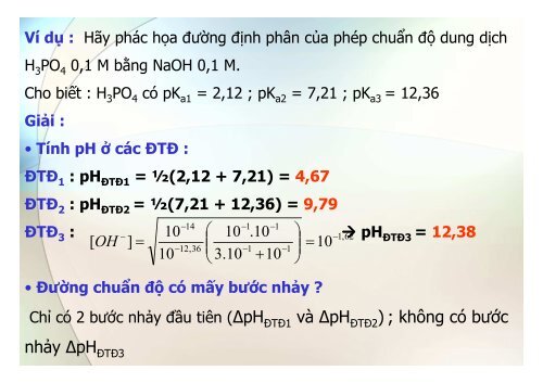 BÀI GIẢNG HÓA PHÂN TÍCH TS. GVC. HOÀNG THỊ HUỆ AN