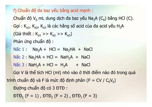 BÀI GIẢNG HÓA PHÂN TÍCH TS. GVC. HOÀNG THỊ HUỆ AN