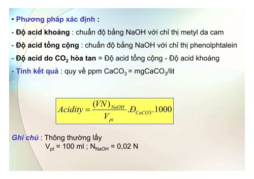 BÀI GIẢNG HÓA PHÂN TÍCH TS. GVC. HOÀNG THỊ HUỆ AN