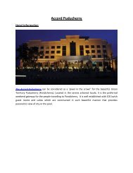  The Accord Hotel Puducherry