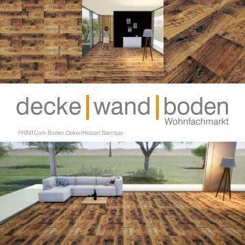 dwb Produktinformation PrintCork Boden Barrique