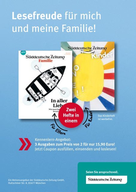 SZ Familie Leseprobe / Ausgabe 2/2018