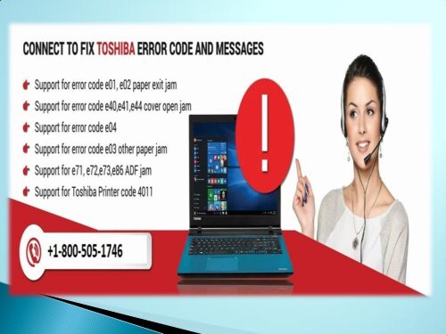 Fix Toshiba Error Code and Messages