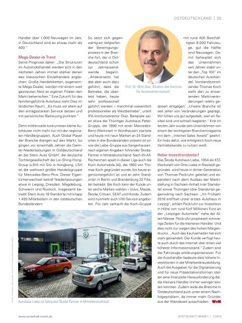 WIRTSCHAFT+MARKT 1/2018