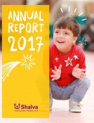 Shalva National Center 2017 Annual Report