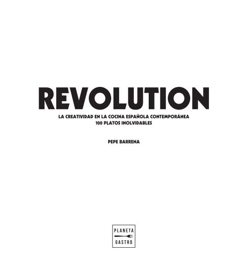 Libro de cocina Revolution - Capítulo muestra