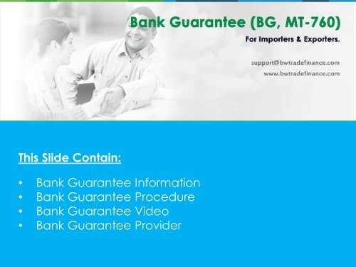 Bank Guarantee MT 760