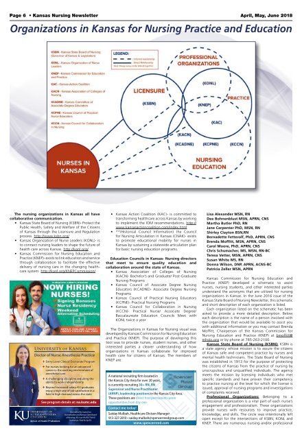 Nursing Newsletter - April 2018