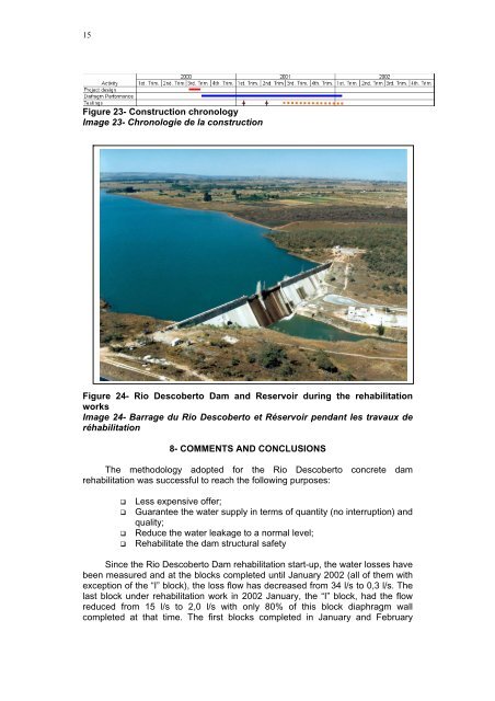 Rio Descoberto Dam - International Congress of Large Dams-Montreál