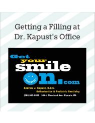 Getting a Filling at Dr Kapust's Office
