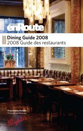 Dining Guide 2008 2008 Guide des restaurants - enRoute