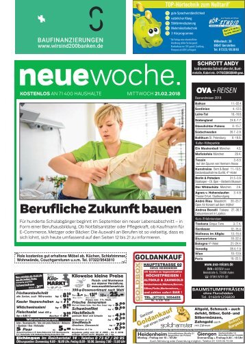 21.02.2018 Neue Woche
