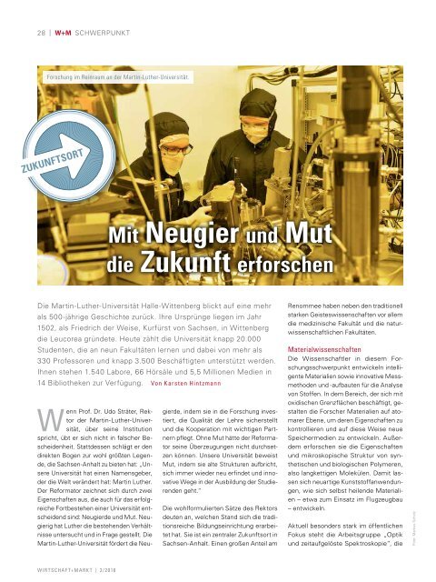 WIRTSCHAFT+MARKT 2/2018