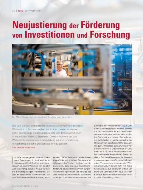 WIRTSCHAFT+MARKT 2/2018