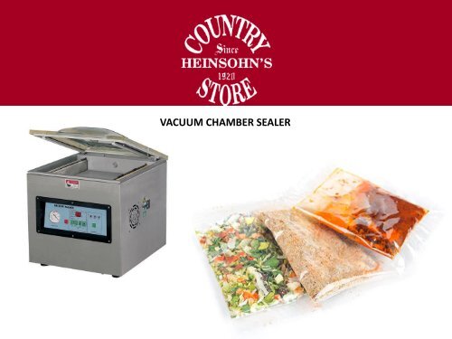 Chamber Vacuum Sealer | Best Food Sealers 2018