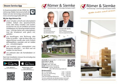 Roemer & Siemke | Versicherungs- und Vorsorge-Konzept GmbH (Gewerbe)