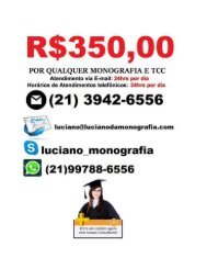 Monografia e tcc por R$ 350,00  em    Bauru