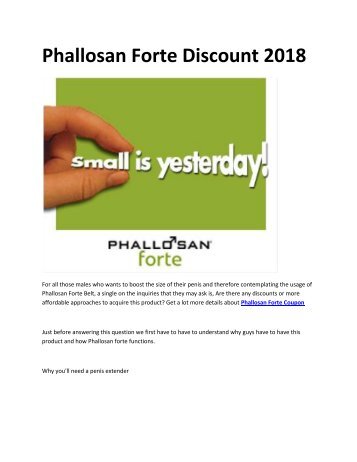 5 Phallosan Forte Discount