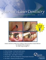 Dental Lasers - Academy of Laser Dentistry