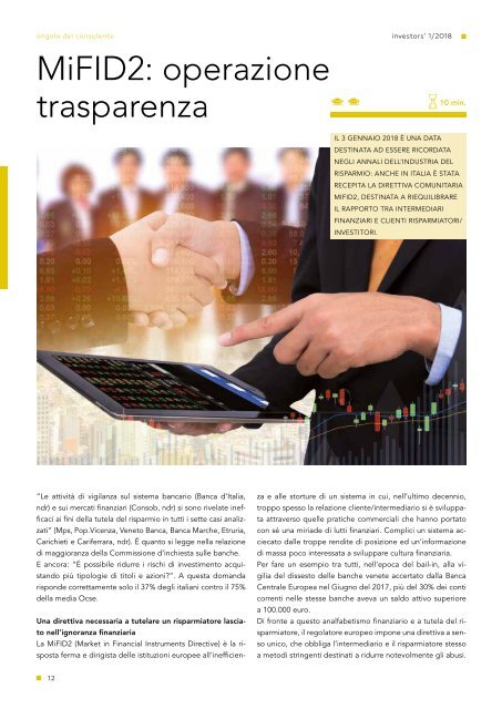 Mifid 2 Verso un’ecologia della finanza