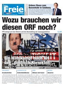 Wozu brauchen wir diesen ORF noch?