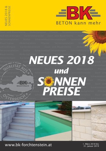 BK Forchtenstein Sonnenpreise 2018