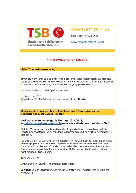 NEWSLETTER 11