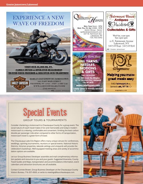 2018 Chautauqua County Visitors Guide