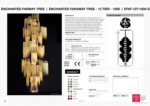 Willowlamp Specification Sheets