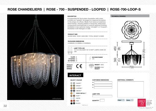 Willowlamp Specification Sheets