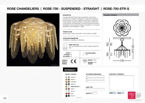 Willowlamp Specification Sheets